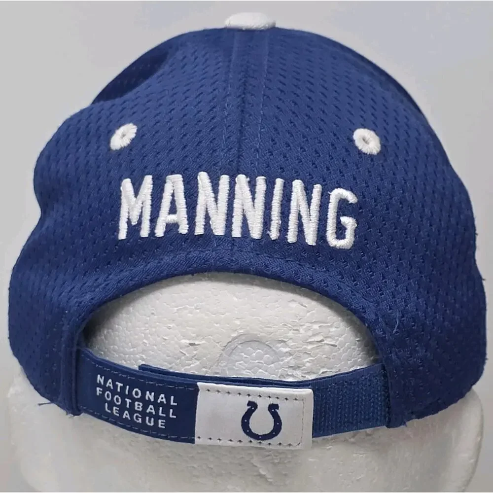 Indianapolis Colts 18 Payton Manning Reebok Baseball Cap Strapback Hat Youth NFL